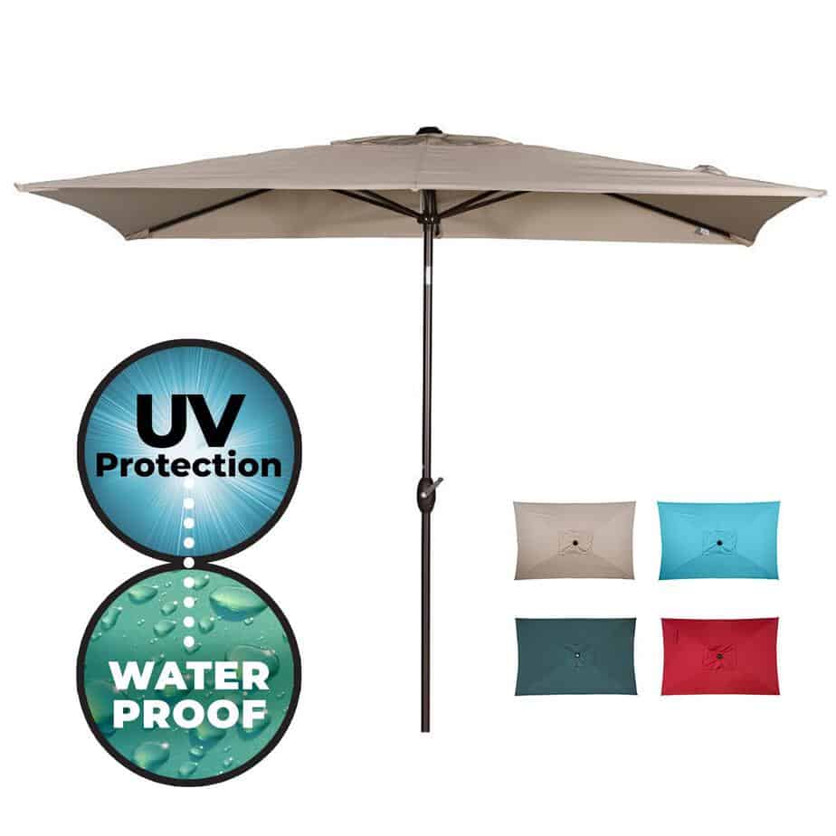 10 Best Square Patio Umbrellas Beautiful, Practical & Easy to Maintain Best Home Fixer